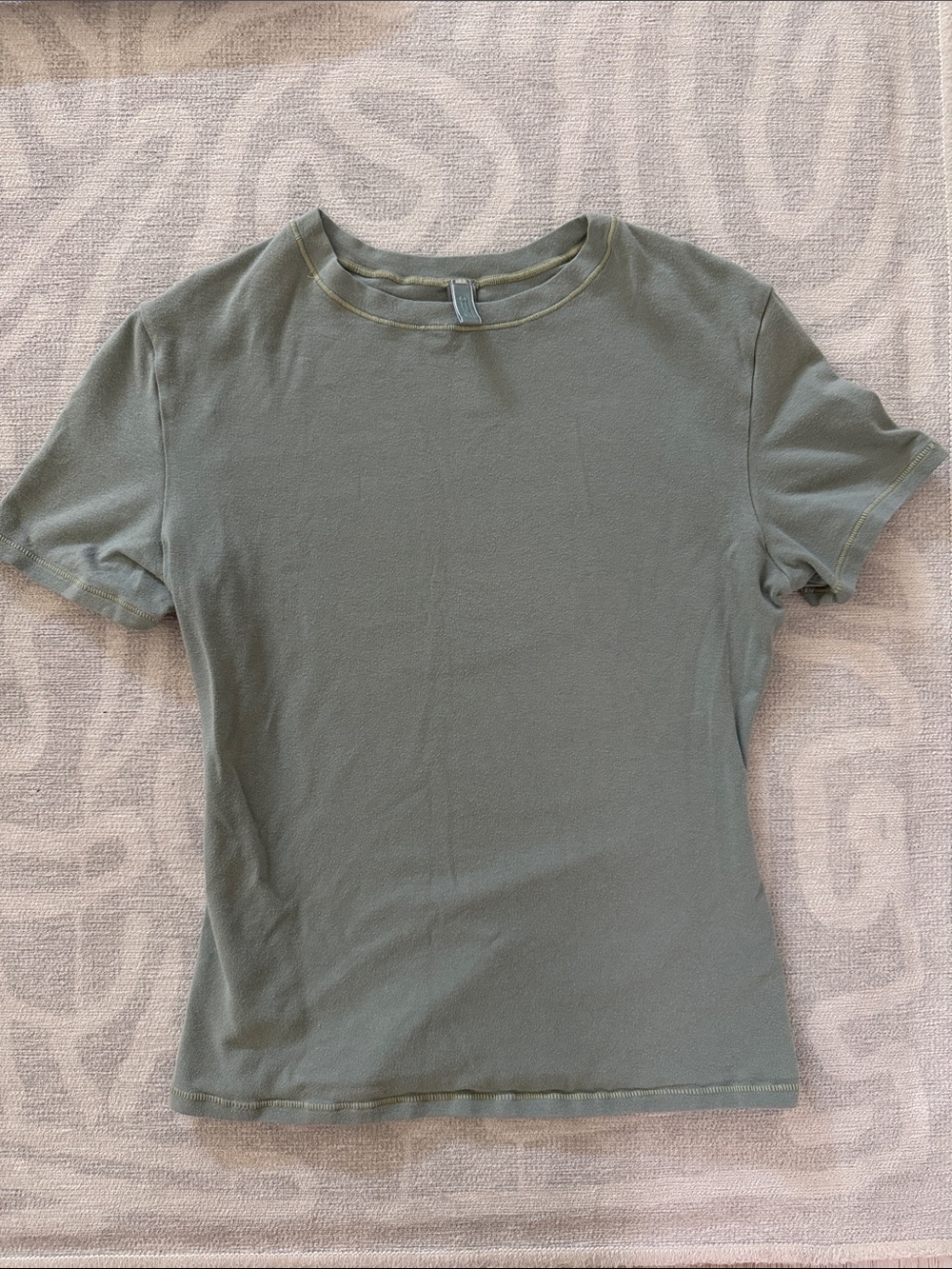 SKIMS Classic Crewneck Women’s Tee - Sage Green